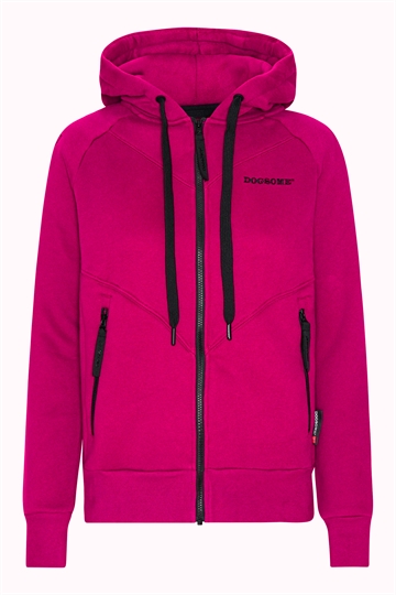 DOGSOME Biathlon Sports hoodie til damer - Pink Str. S